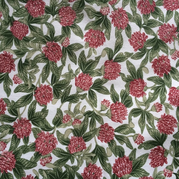 Scandinavian cotton fabric Clover  - 150 cm (59'') wide