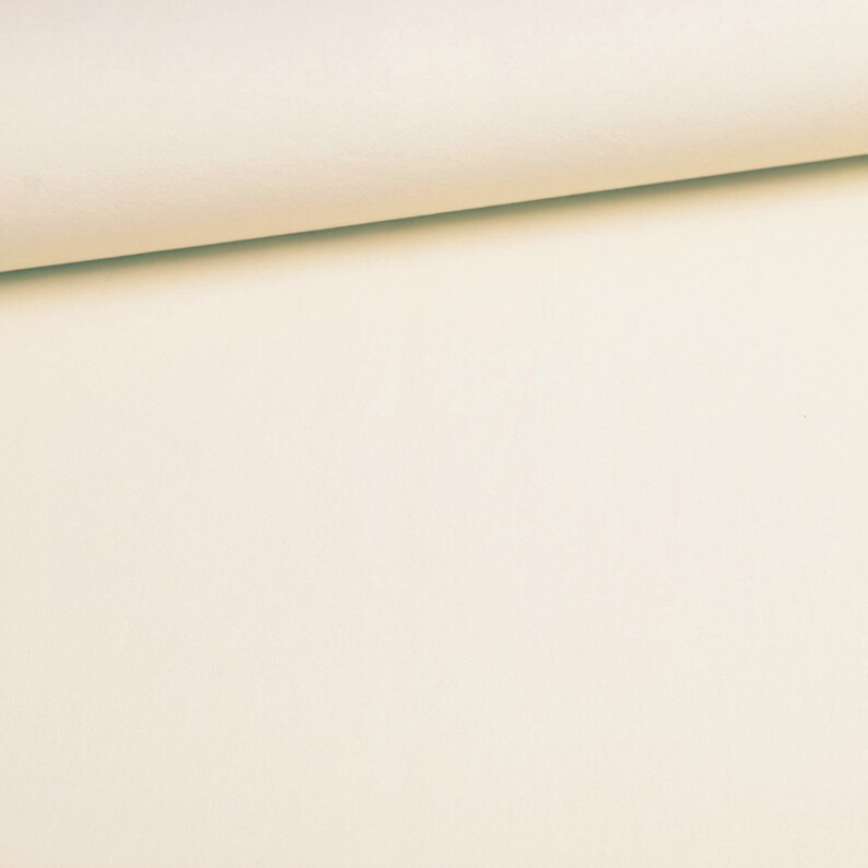 Tela de algodón premium lisa unicolor para coser y acolchar de 155 cm de ancho cortada a medida Beige
