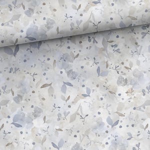 Winter leaves Cotton fabric fabric for sewing and quilting 155 cm wide