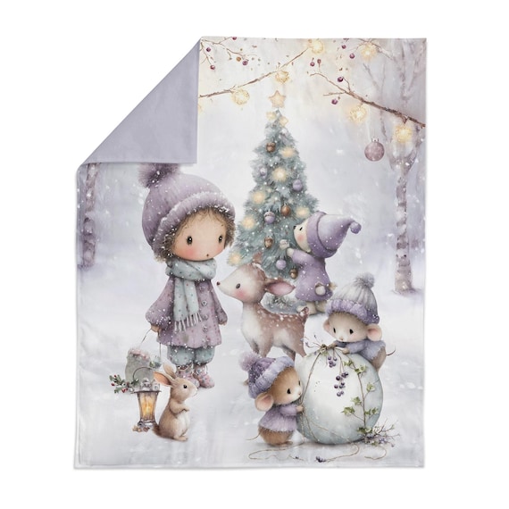 Fabric Panels Winter magic, 100% Cotton fabric
