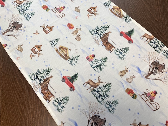 Christmas Table runner Table Linens  Christmas Decor Ornament 56cm x1 48cm/22'' x 58''