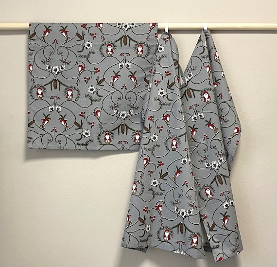 Kitchen Towel Tea Towel Dish Towel Christmas Gnome towel Cotton towel