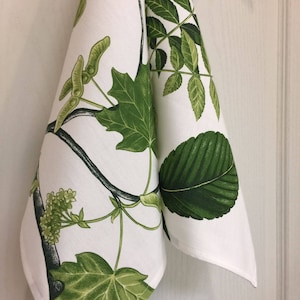 Kitchen Towel Tea Towel  Dish Towel - Scandinavian Cotton canvas fabric - 74 cm x 44 cm - 1 pc - 29 inches x 17 inches