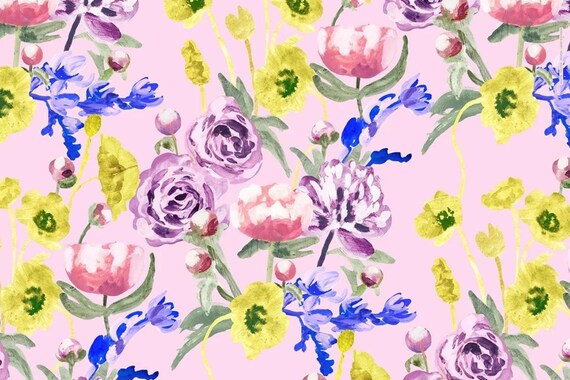 Floral Tablecloth Freesia Rectangle 140*250cm/ 55''x 98"