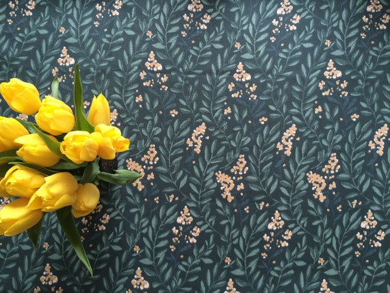 Tablecloth Table runner Table linens- Scandinavian cotton canvas fabric Green  - 78cm x 140cm / 30 inches x 55 inches