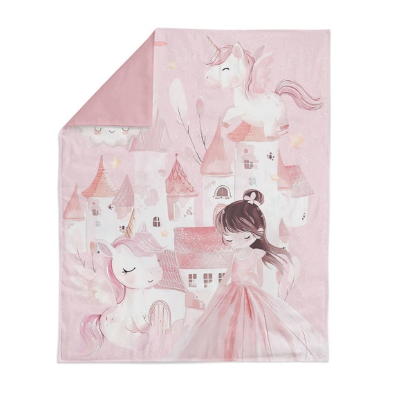Panel XL Unicorn Kingdom, cotton fabric panel 75*100cm/ 29in x 39in
