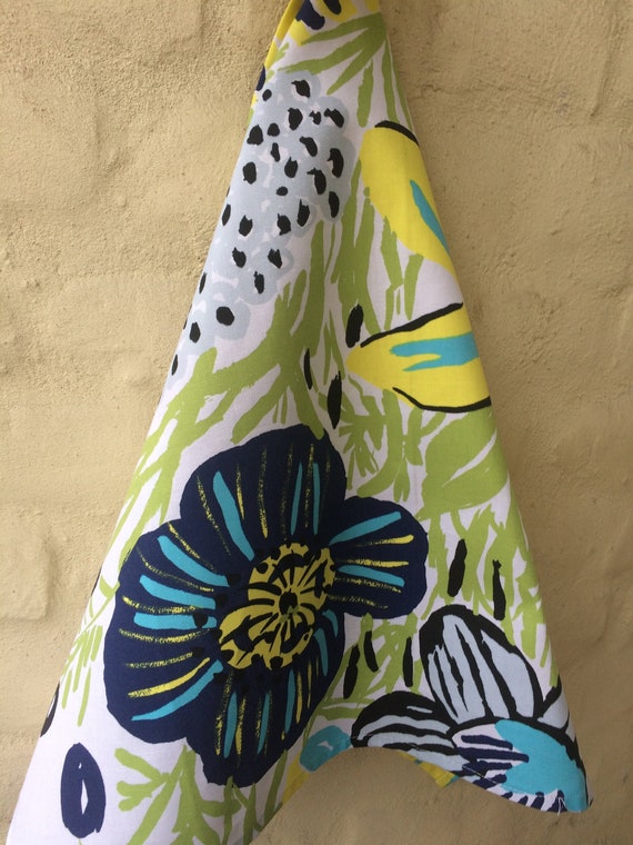Kitchen Towel Tea Towel  Dish Towel - Scandinavian Cotton  fabric - 70 cm x 50 cm - 1 pc - 27 inches x 20 inches