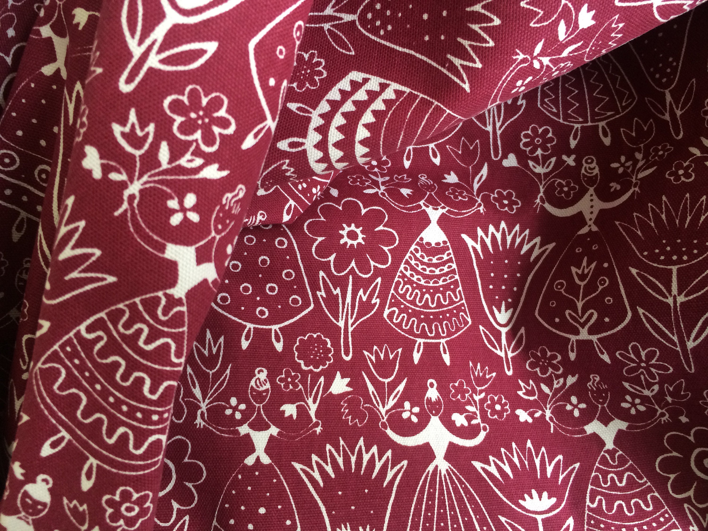 Scandinavian Cotton Fabric Decorative Fabric Home Decor Fabric Curtains ...