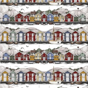 Cortina Panel Decoración Cafe Cortina Cocina Valance Cortinas de algodón Diseño escandinavo