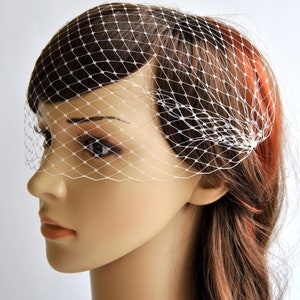 Bandeau Veil, Birdcage Veil, Wedding Veil, Bridal Veil, Russian Veil, Bird Cage Veil