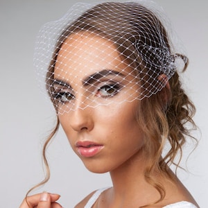 Bandeau Veil, Birdcage Veil, Wedding Veil, Bridal Veil, Russian Veil, Bird Cage Veil