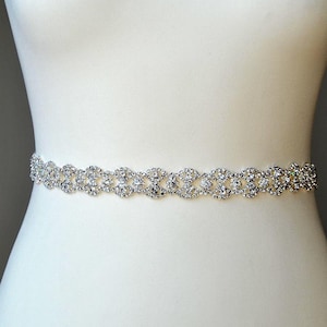 Crystal thin Dress Sash Belt, crystal Wedding dress Bridal Sash,Wedding Rhinestone Sash, crystal Bridal Bridesmaid Sash Belt gift
