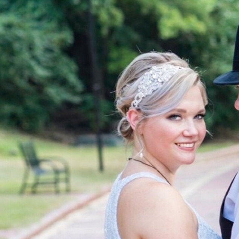 1920s crystal headpiece