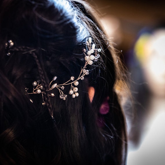 Corona Sposa Con Fiori E Strass - Copricapo Elegante Per Matrimonio, Feste E Damigelle - Foto 10