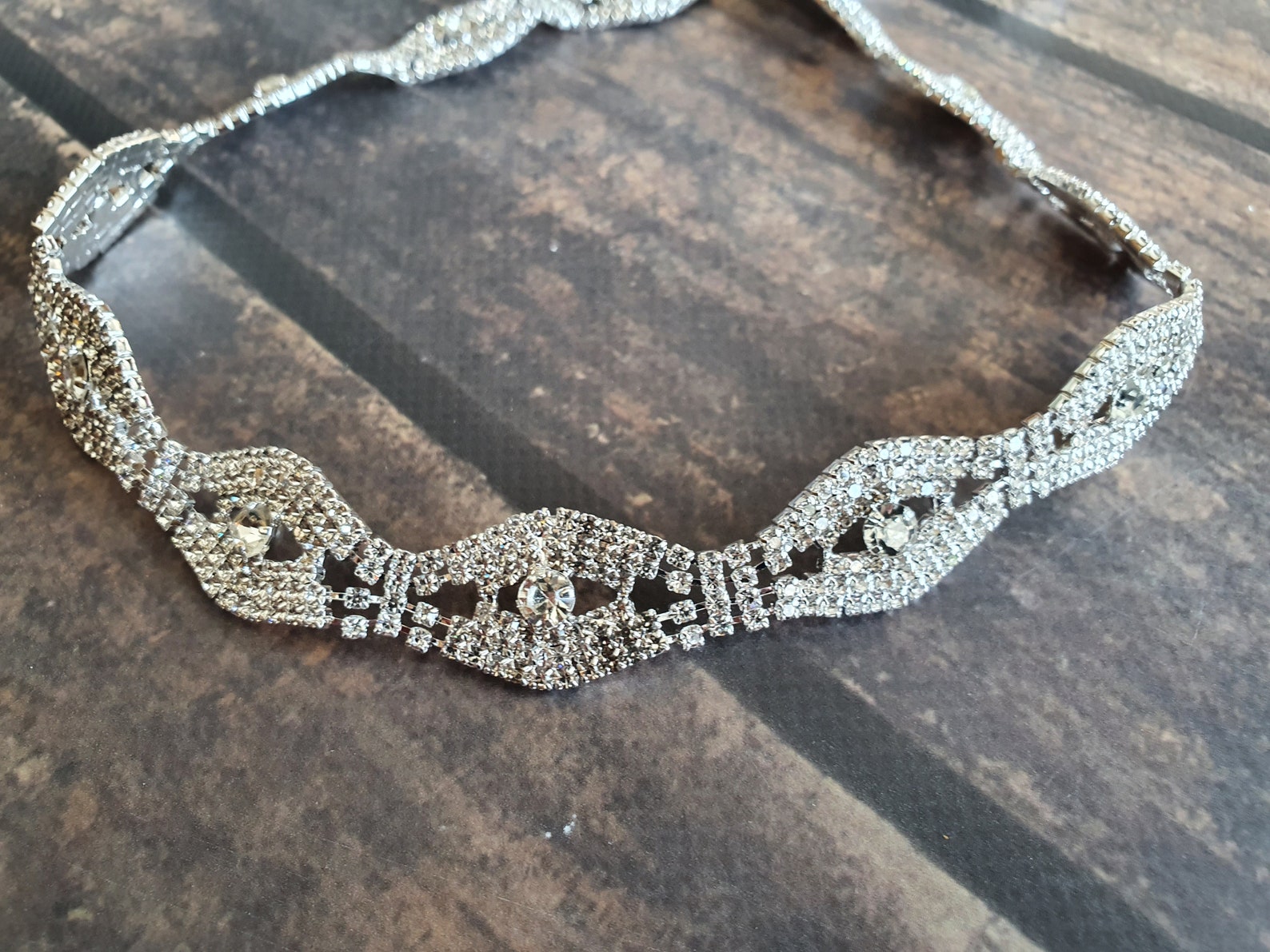 thin rhinestone belt