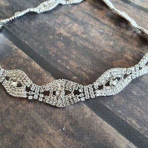 Thin Rhinestone Belt, Bridal Sash Bridesmaids Belt, Crystal Wedding Sash Belt, dress rhinestone Sash Belt, Crystal Wedding dress sash Diana