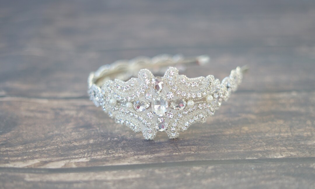 1920s crystal headpiece