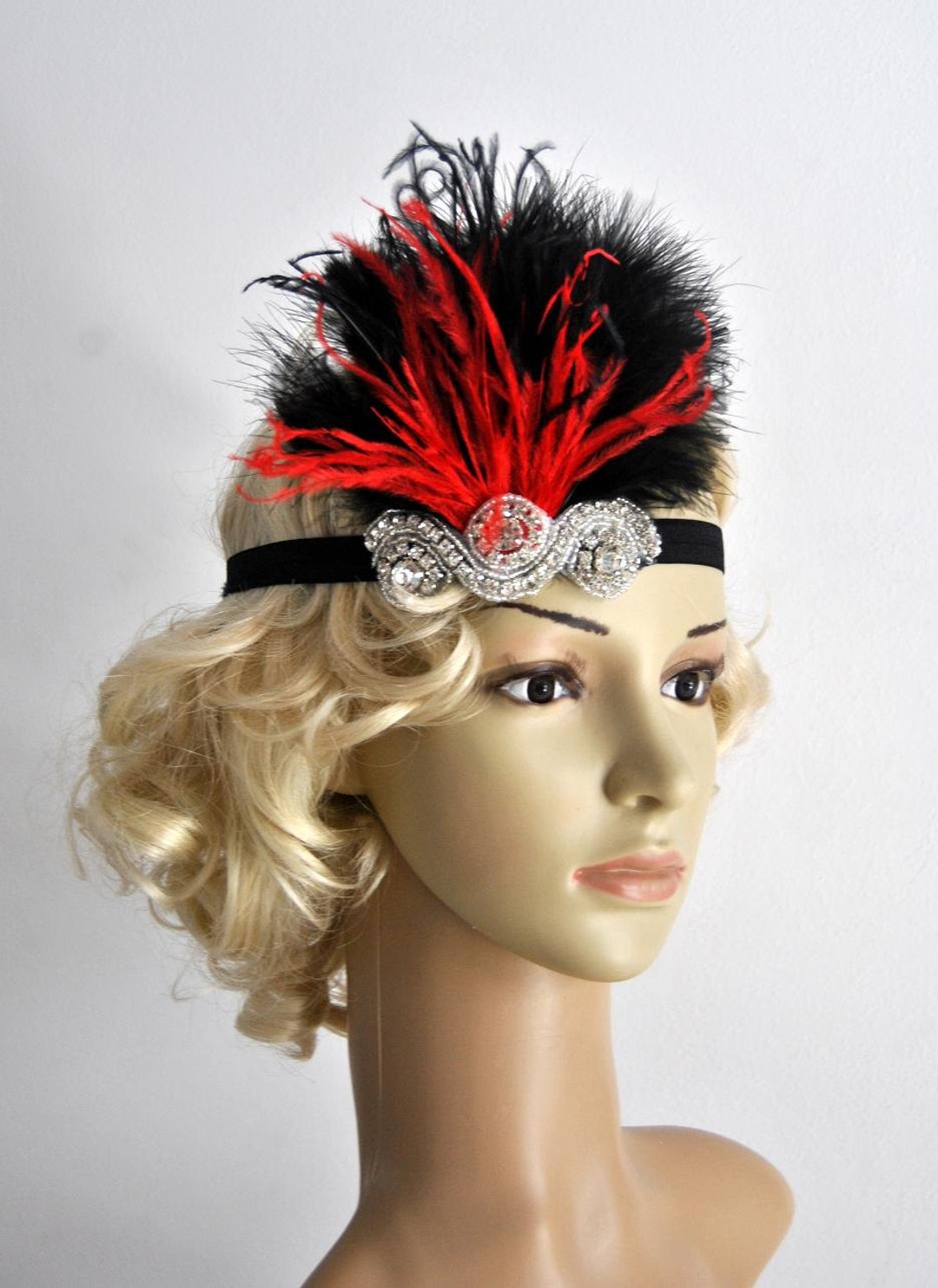 Vintage Flapper Stirnband - Art Deco Kopfschmuck Für Great Gatsby Party, Hochzeit & 20er Jahre Kostüm
