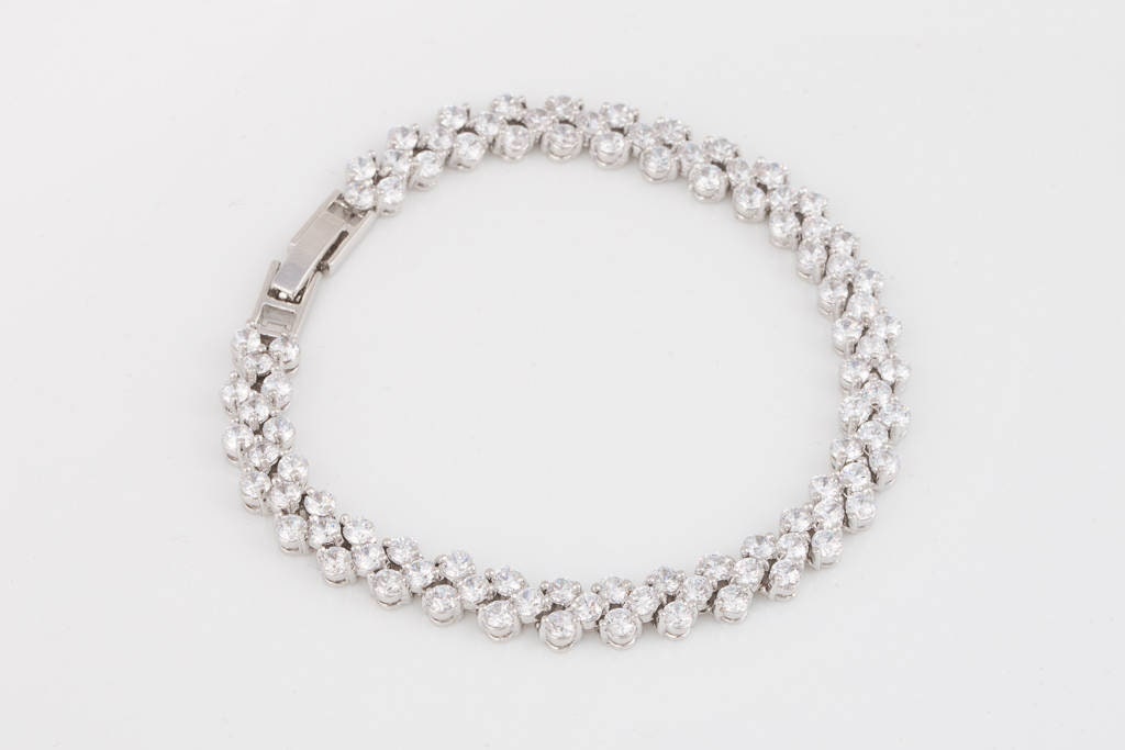 Pearl Crystal Bridal Earrings BETH Stud Wedding Earrings | Etsy