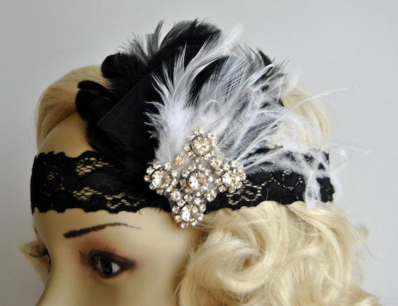 1 Fascia Per Capelli Da Donna Vintage Anni '20 Con Piume, Trucco Per Feste  Singole A Tema Grande Gatsby E Copricapo Di Carnevale Natalizio, Accessori  Da Sposa E Da Sposa