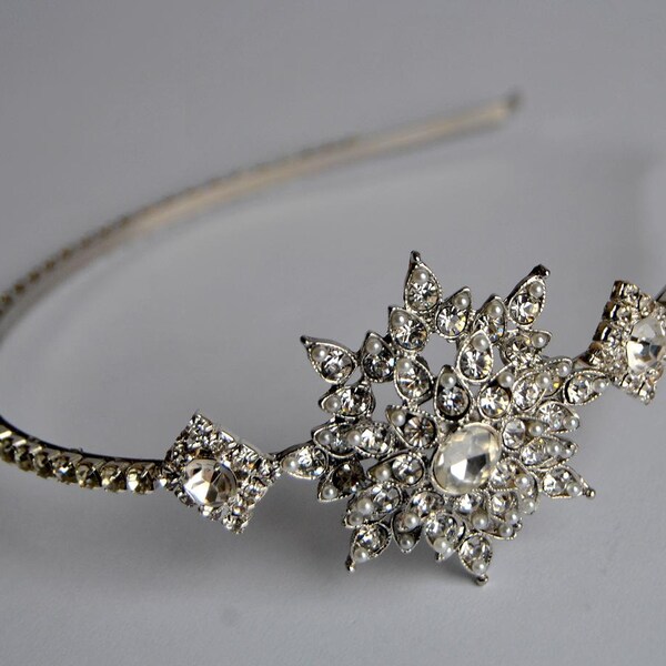 Strass 1920er Jahre Headpiece, Flapper-Stirnband, Flapper Kopfband, 1930er, The Great Gatsby, Strass Kristall Flapper Stirnband Stirnband