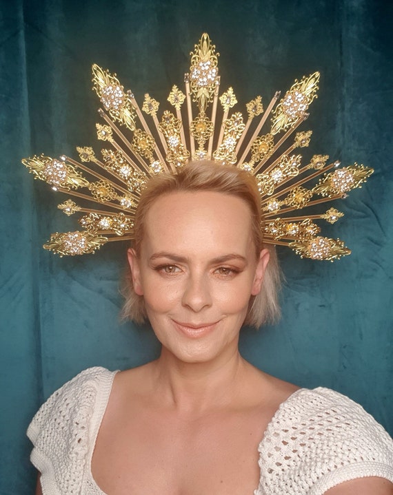 ☆herlipto☆Princess Gold Crystal Headband ☆herlipto☆Princess Gold Crystal Headband Herlipto Princess