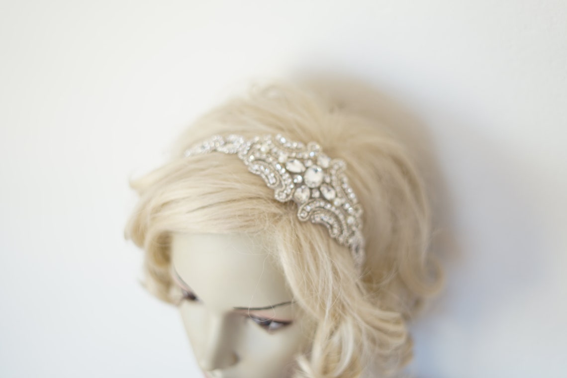 1920s crystal headpiece