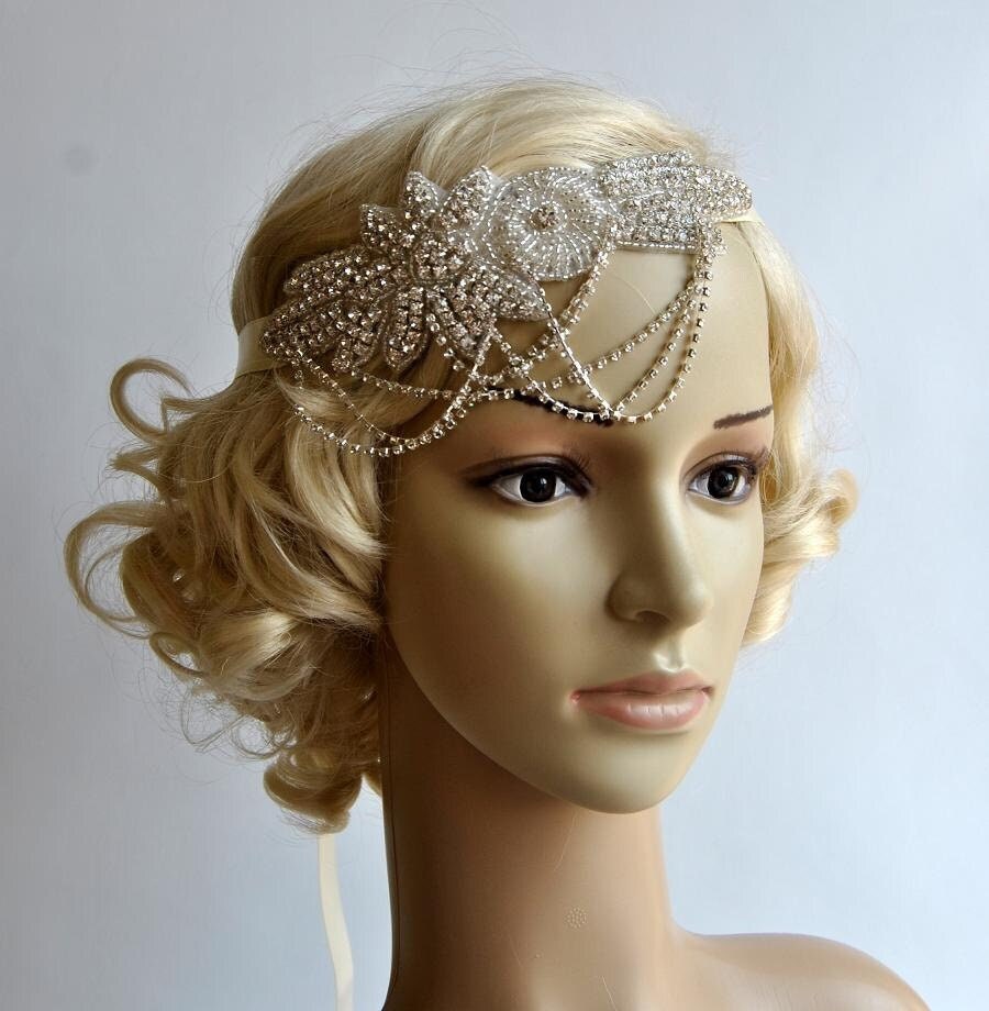 Glamour Rhinestone Flapper Gatsby 