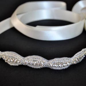 Braut Kopfschmuck Strass Haarband Hochzeit Haarband Kristall Hochzeit Kopfschmuck, Braut Brautjungfer Stirnband Haarschmuck 1920er Jahre Flapper Haarband