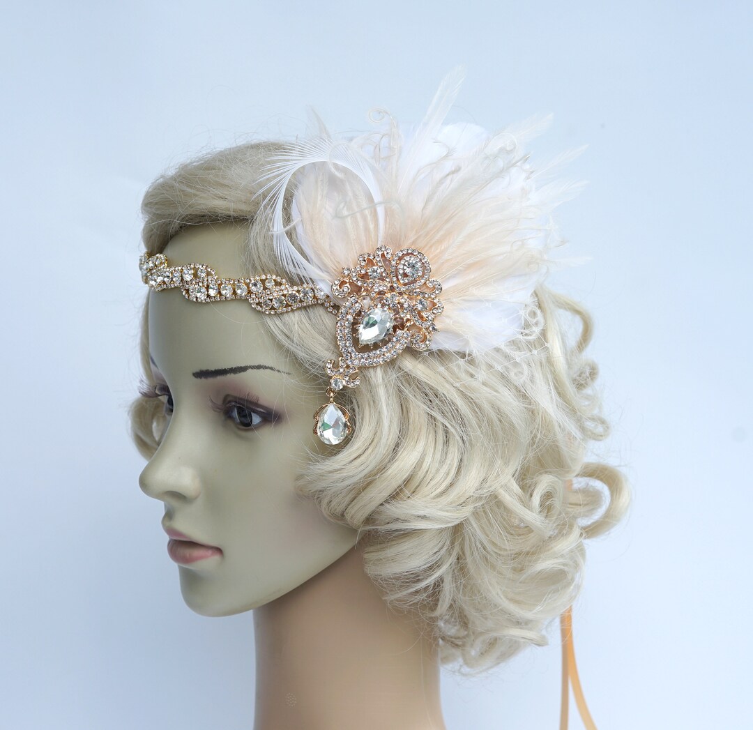 Gold Flapper Headpiece