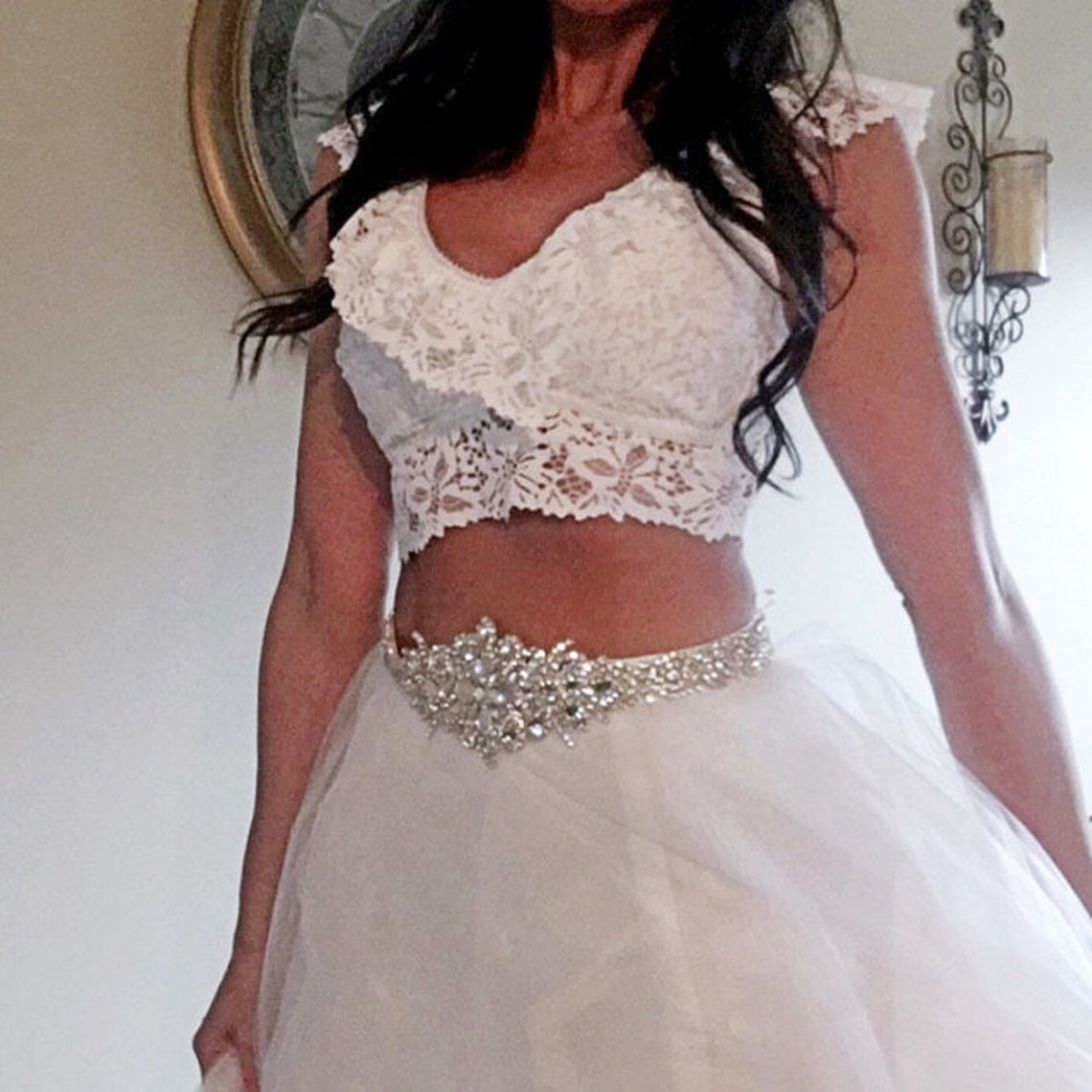 beautiful bridal look