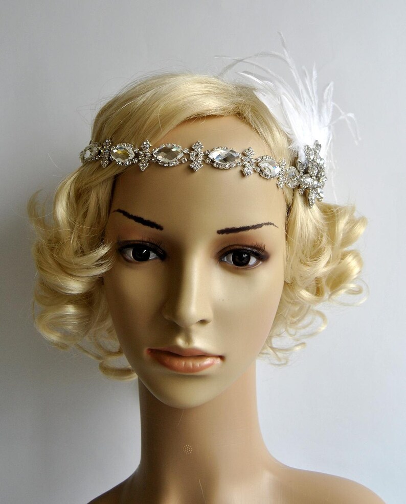 1920s crystal headpiece
