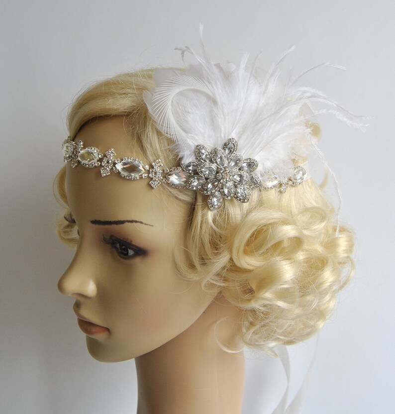1920s crystal headpiece