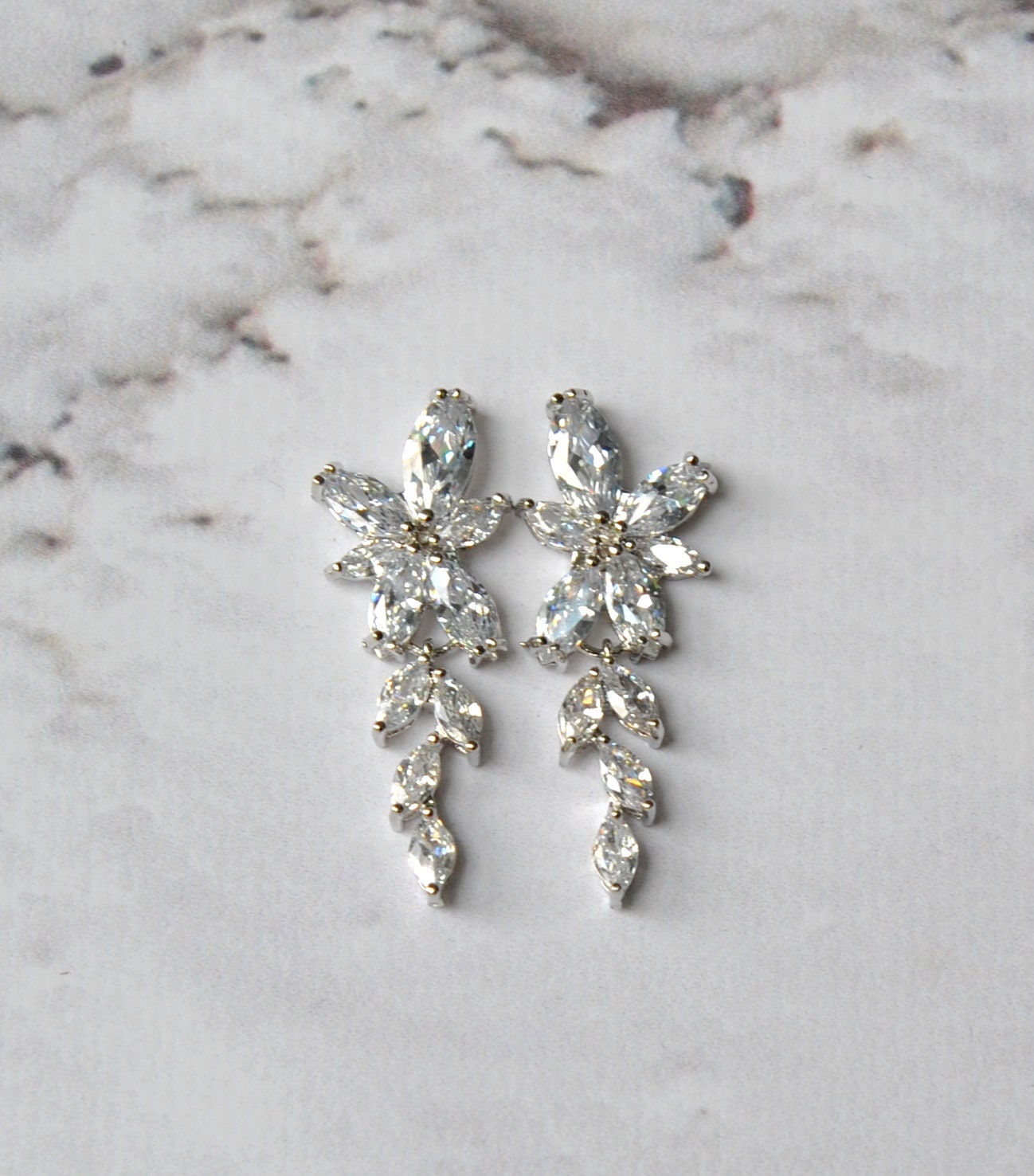 Ellms Rose Gold Earrings in Sable Mica