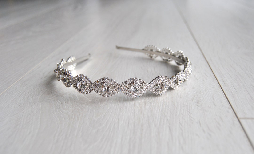 rhinestone flapper headpiece