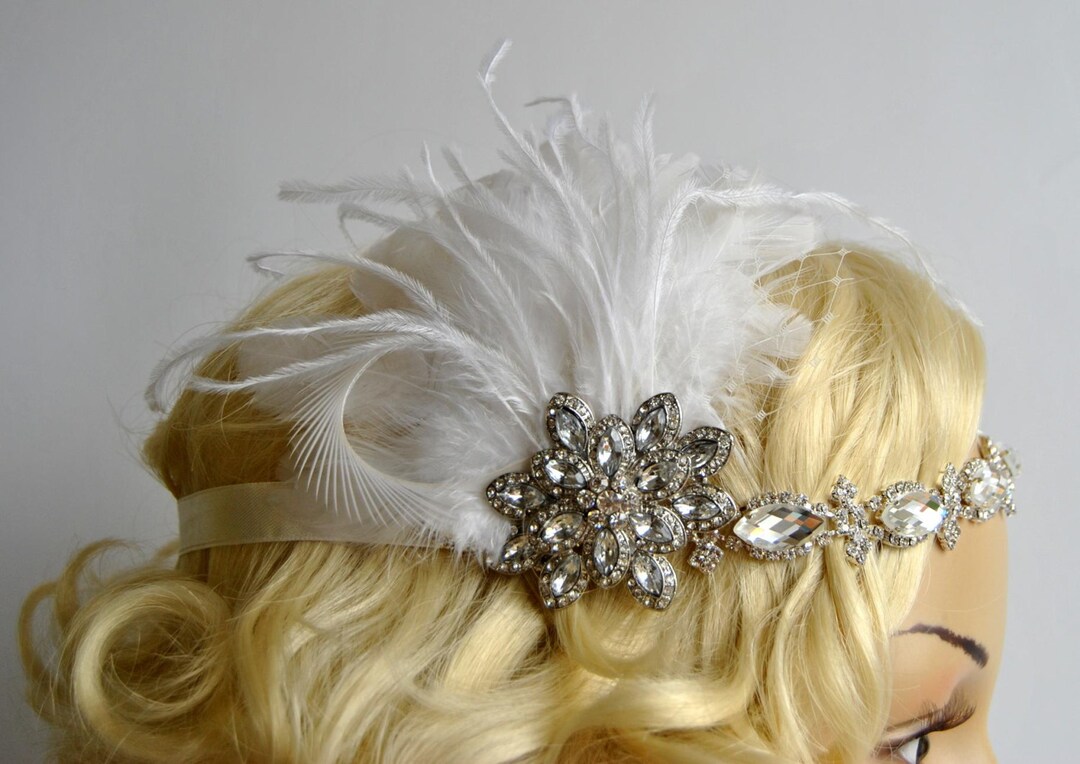 1920s crystal headpiece
