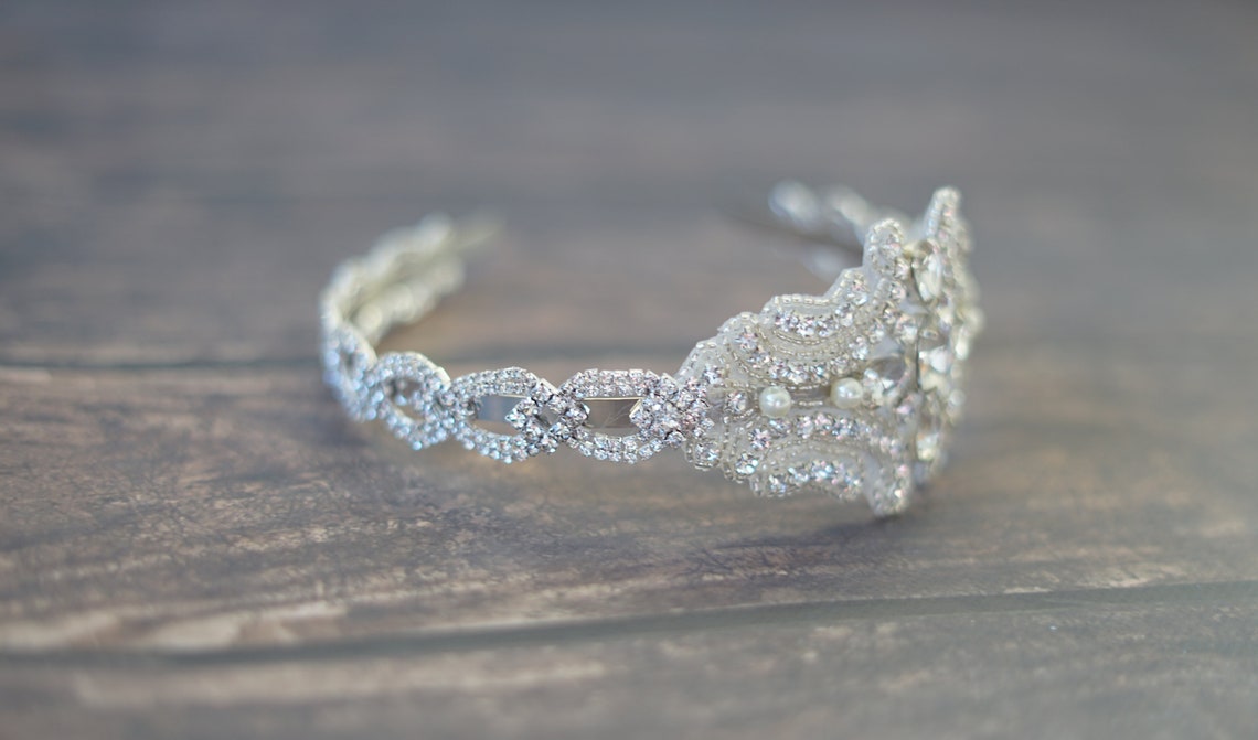 1920s crystal headpiece