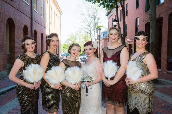 Bridal Alternative Ostrich Feather Fan Bridal Bouquet Crystal Great Gatsby 1920s Bouquet Bridesmaid Fan Wedding Groom Feathers Boutonniere Etsy UK