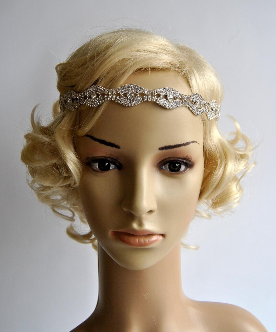 rhinestone gatsby headpiece