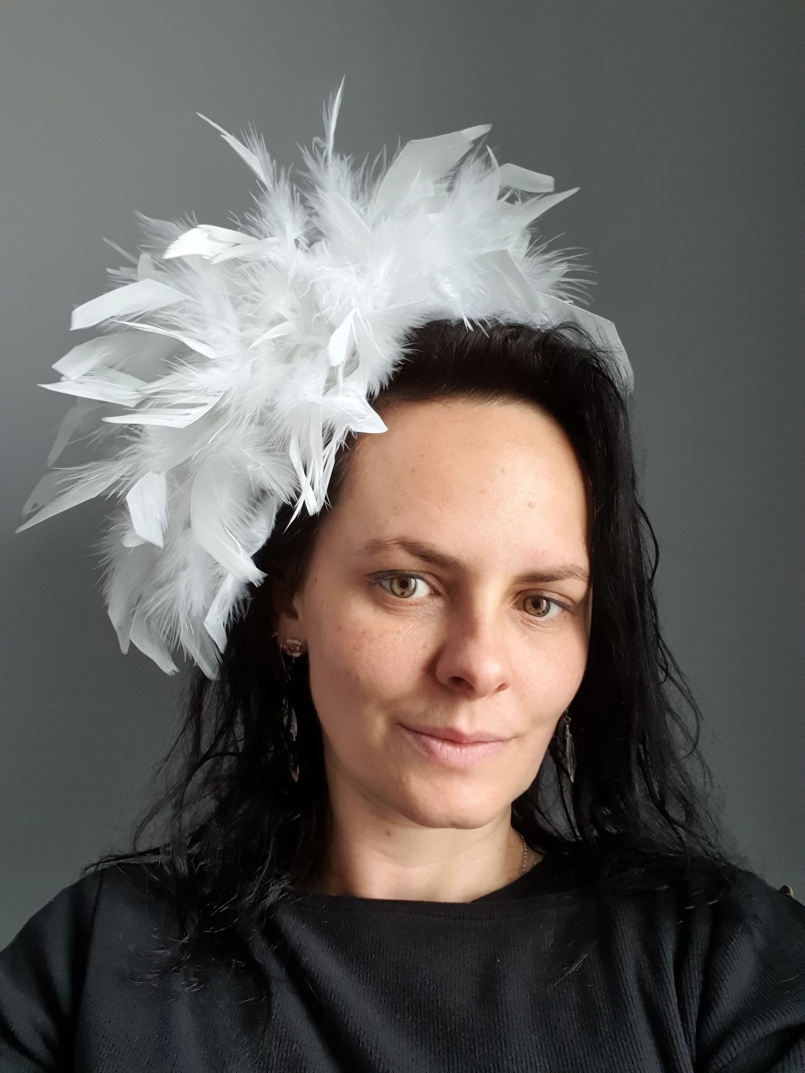 White Fascinator Wedding Hat Fascinator Tea Party Hat Diner En Etsy