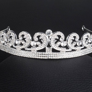 Tiara Rhinestone CHARLOTTE Wedding Bridal Crown Princess Crown, Princess Tiara, Bridal Tiara  Wedding Crown Tiara Bridal Wedding Headpiece