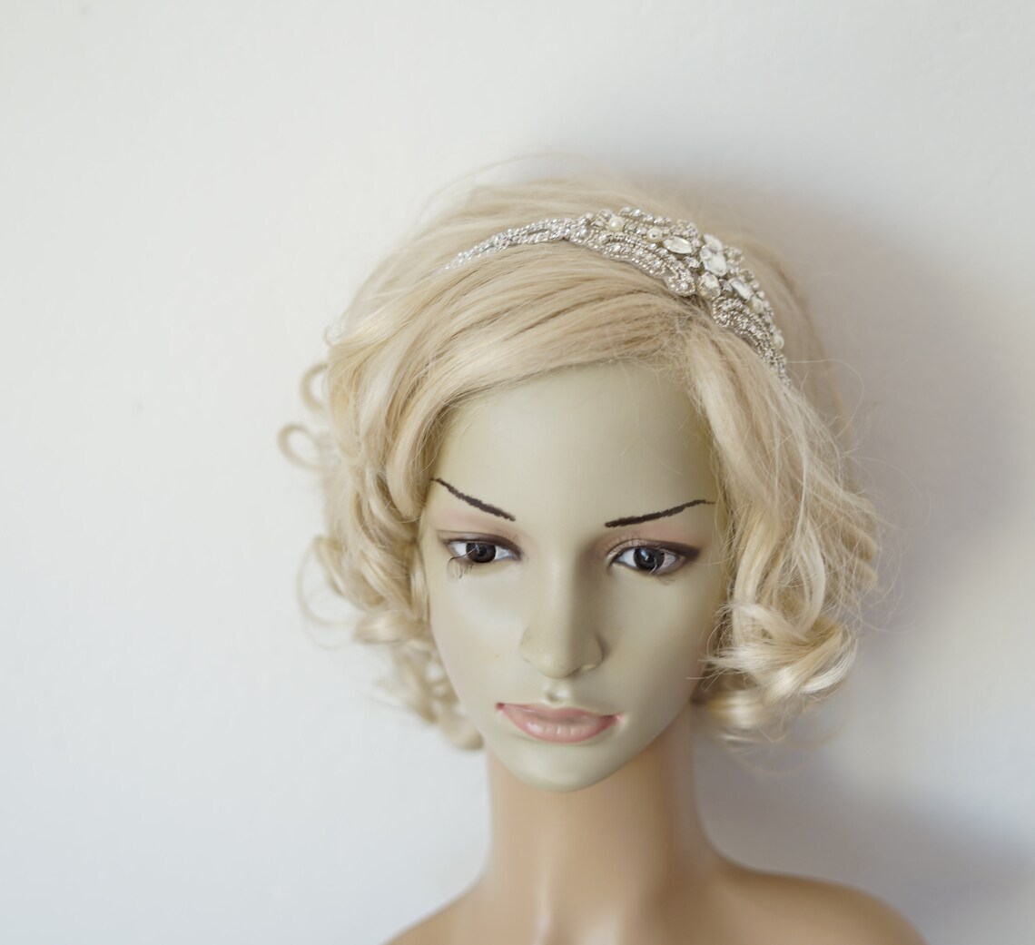 1920s crystal headpiece