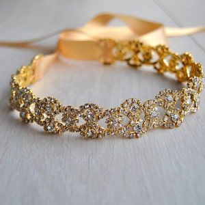 Gold crystal Dress Sash Belt, thin WeddingBridal Sash, crystal Wedding Sash, Rhinestone Bridal Bridesmaid Sash Belt, Wedding dress sash
