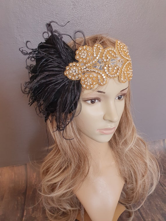 Flapper Rhinestone Gatsby Headband Gatsby Wedding Hairpiece