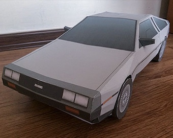 DMC デロリアン ストック モデル DIY 3D ペーパークラフト カー
