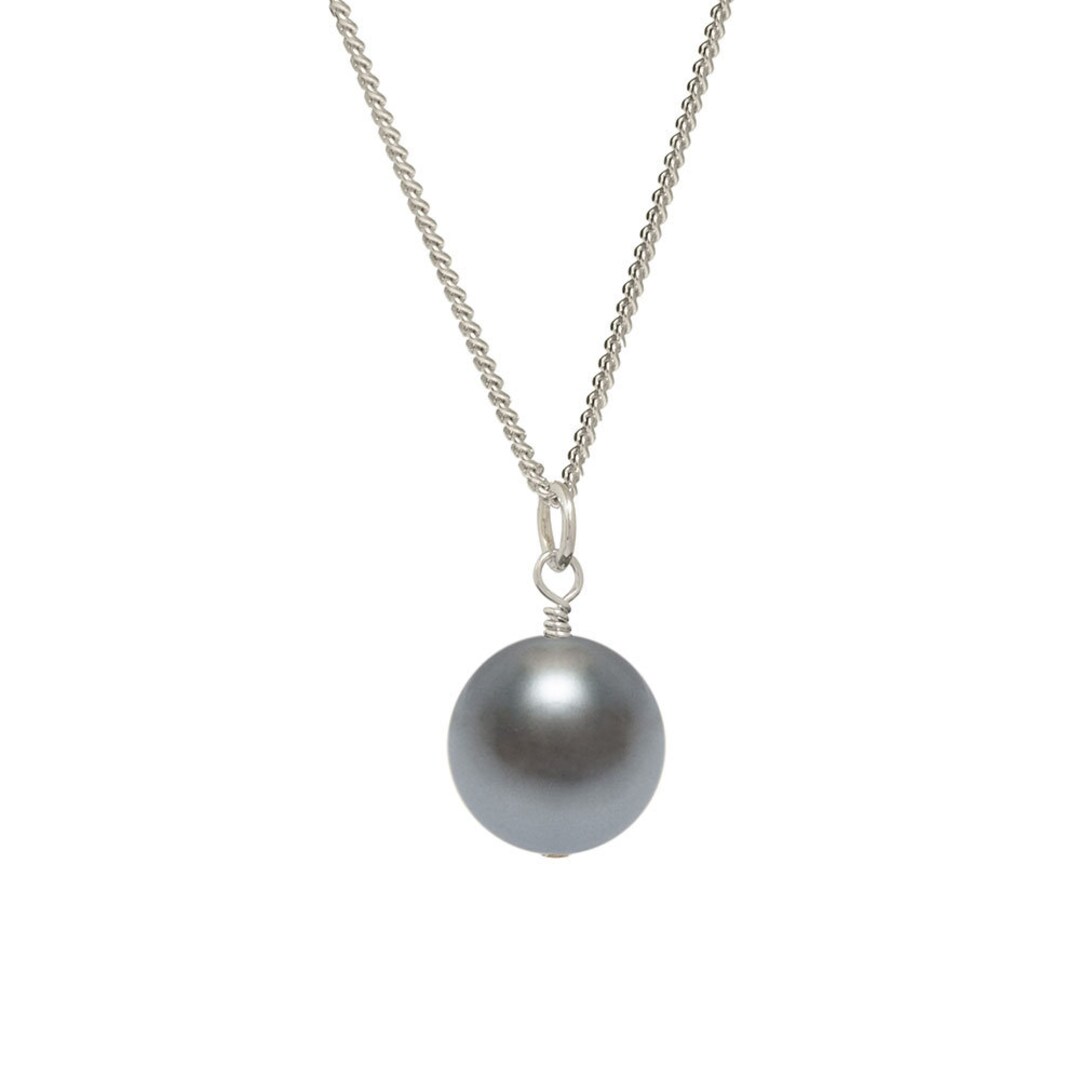 ★HAS★ Silver925 HTY013 Grey pearl necklace Has-[Silver925] HTY013 Grey pearl necklace│삼성물산 온라인