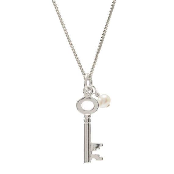 Sterling Silver Key Pendant 18th Birthday Gift 21st - Sterling Silver Key Pendant Sterling Silver Key Pendant 18th Birthday Gift 21st - Sterling Silver Key Pendant