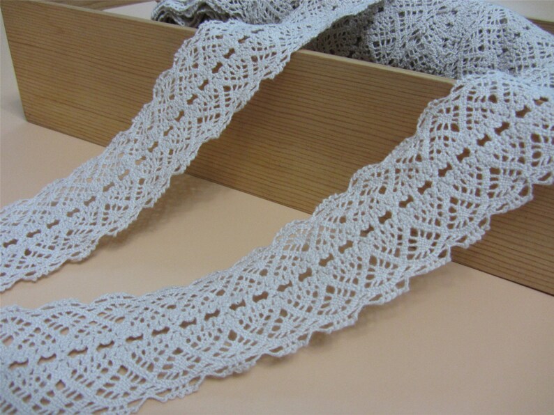 2yards Cotton Lace Trim By The yard3CM Crocheted Lace Etsy