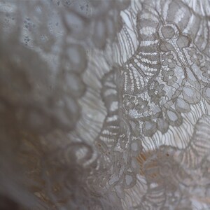 Blush Pink Eyelash Lace Fabric by the Yard or Wholesale for dress,bone lace fabric image 10