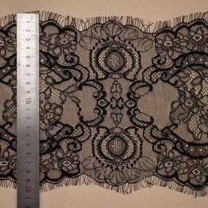 Eyelash lace ribbon ,white Eyelash Lace Trim ,circle lace trim in 3meters-LSET008 image 5